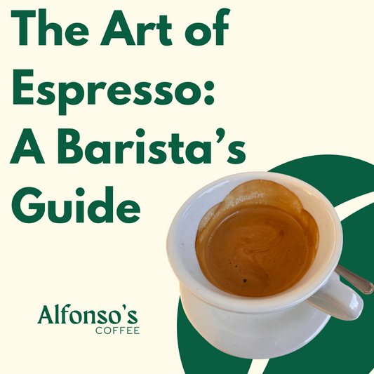 Espresso cup with text