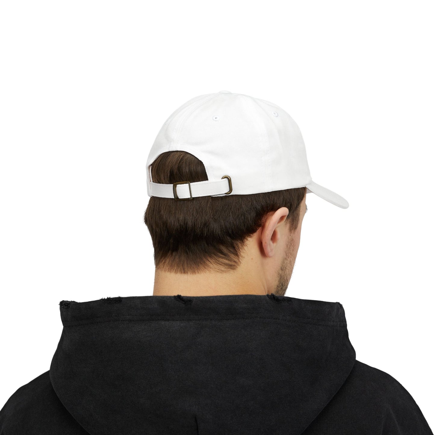 Embroidered White Classic Dad Cap